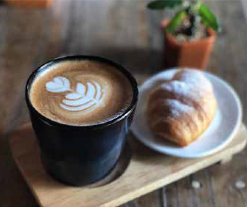 Espresso and cornetto