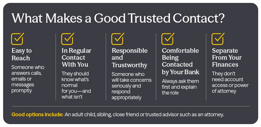 What Makes a Good Trusted Contact?